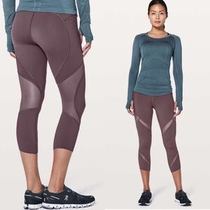 Lululemon On Pace Crop *21" in
Vintage Grape